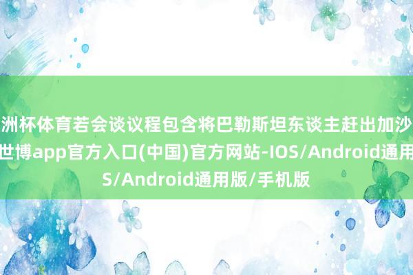 欧洲杯体育若会谈议程包含将巴勒斯坦东谈主赶出加沙地带的研讨-世博app官方入口(中国)官方网站-IOS/Android通用版/手机版