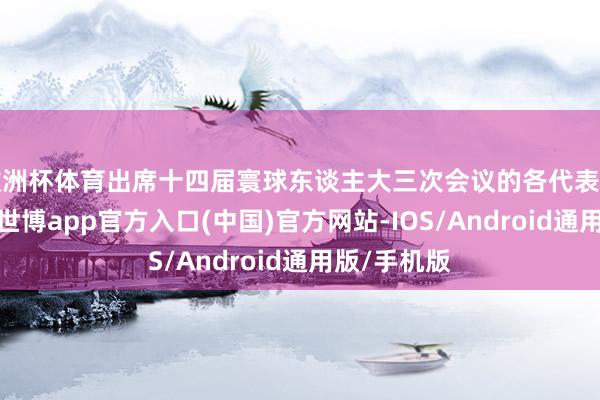 欧洲杯体育出席十四届寰球东谈主大三次会议的各代表团召开会议-世博app官方入口(中国)官方网站-IOS/Android通用版/手机版