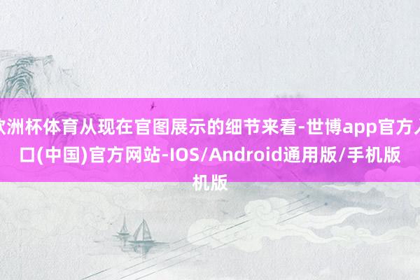 欧洲杯体育从现在官图展示的细节来看-世博app官方入口(中国)官方网站-IOS/Android通用版/手机版