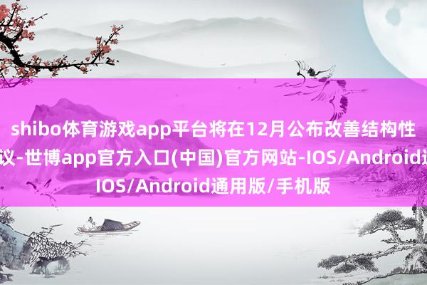 shibo体育游戏app平台将在12月公布改善结构性外汇供需的决议-世博app官方入口(中国)官方网站-IOS/Android通用版/手机版