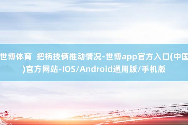 世博体育  把柄技俩推动情况-世博app官方入口(中国)官方网站-IOS/Android通用版/手机版