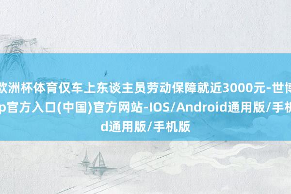 欧洲杯体育仅车上东谈主员劳动保障就近3000元-世博app官方入口(中国)官方网站-IOS/Android通用版/手机版