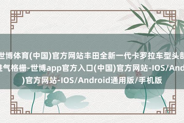 世博体育(中国)官方网站丰田全新一代卡罗拉车型头部装置了大尺寸网状进气格栅-世博app官方入口(中国)官方网站-IOS/Android通用版/手机版