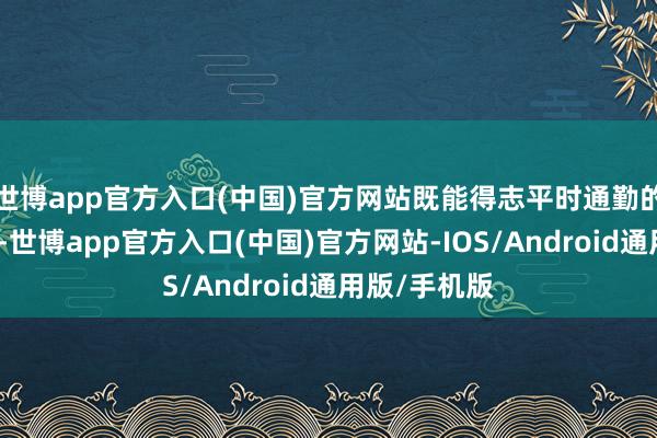世博app官方入口(中国)官方网站既能得志平时通勤的低本钱需求-世博app官方入口(中国)官方网站-IOS/Android通用版/手机版