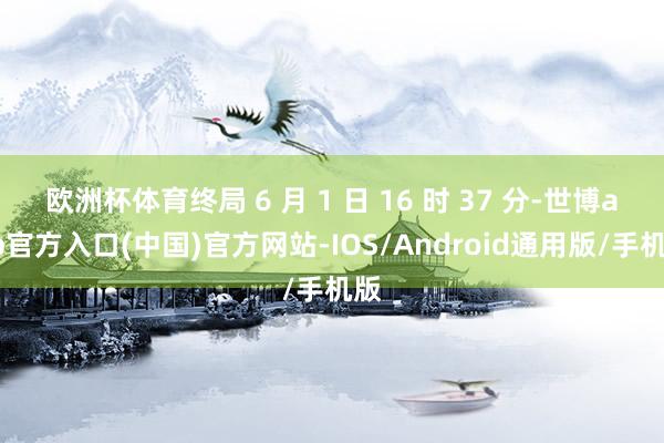 欧洲杯体育终局 6 月 1 日 16 时 37 分-世博app官方入口(中国)官方网站-IOS/Android通用版/手机版